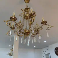 لوستر برنجی در شهر جم