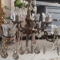 لوستر8شاخه برنجی