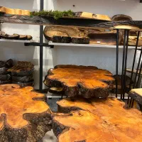 میز وگل میز ،ظروف چوبی