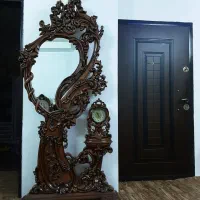 اینه قاب چوبی دکوراتیو