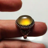 عقیق زرد یمن لامپی دستساز|جواهرات|قم, صفائیه|دیوار