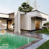 طراحی اجرا  تخصصی باغ ویلا  محوطه آبشار بازسازی