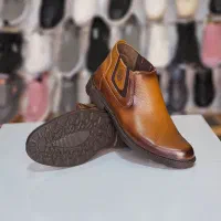 انواع نیم بوت چرم طبیعی مردانه|کیف، کفش، کمربند|اصفهان, تخت فولاد|دیوار