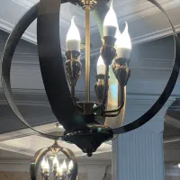 لوستر ۸شاخه ی استیل|لوستر و چراغ آویز|قزوین, |دیوار