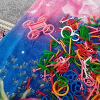 پازل برای درست کردن خونه ماشین قطار تعداد بالا