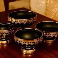 سرویس پذیرایی ۴ تکه ونیز گلدار اقتصادی رسید