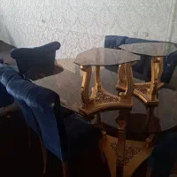 مبل راحتی، مبل ۹ نفره و میز ناهار خوری|مبلمان خانگی و میز عسلی|قم, باجک دو|دیوار