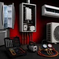 تعمیرات تخصصی سرویس شارژ گاز یخچال کولرگازی پکیج
