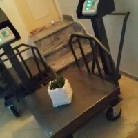 باسکول صنعتی 80X80 چرخ دار