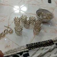 حباب لوستر دودی و آویزه|لوستر و چراغ آویز|تهران, وصفنارد|دیوار