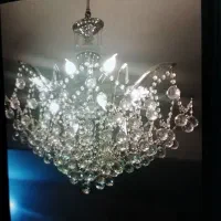 لوستر 8شاخه بدنه استیل