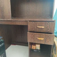 میز و کتابخانه ام دی آف دو تیکه|کتابخانه، شلف، قفسه‌های دیواری|پردیس, فاز ۸|دیوار