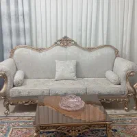 مبل استیل چراغان چوب راش