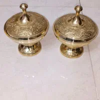 قندان برنزی طرح گل (توضیحات خونده شود)|ظروف سرو و پذیرایی|تهران, خاک سفید|دیوار