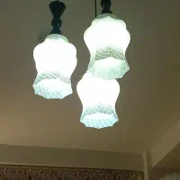 لوستر و مهتابی|لوستر و چراغ آویز|اسلام‌شهر, شهرک قائمیه|دیوار