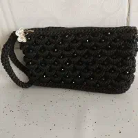 کیف پول دست بافت