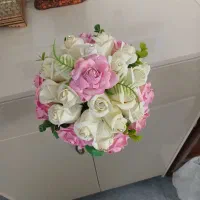 دسته گل عروس|گل مصنوعی|کرج, باغستان|دیوار
