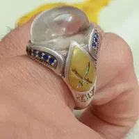 انگشتر دست ساز دور پاک پاک نجف اصل