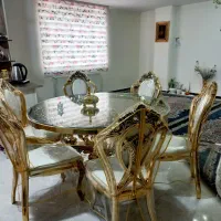 میز غذاخوری ۶نفره مدل اعیانی شرکت چوبنی