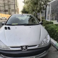 206 تیپ6 مدل 84 سالم و مرتب(ضمانت کارنامه)