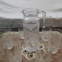یک دست پارچ و لیوان فرانسوی نو