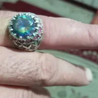 انگشتر توپاز(الماس روس)تراش برلیان|جواهرات|شیراز, کرونی(خاتونک)|دیوار