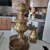 ست سماور برنجی اصل.روسی