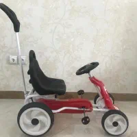 چهار چرخ کودک در حد نو سالم با قابلیت کنترل فرمان