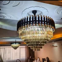 لوستر مدرن لوله ای سایز 40 سانت