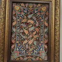 تابلو فرش دستباف ابریشم