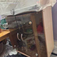 فروش میز تلویزیون + تلویزیون قدیمی سالم