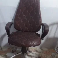 صندلی اداری سالم اهرم بالا وپایین سالم