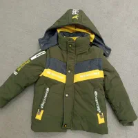 کاپشن پسرانه کلاه دار .‌ پافر شو . نونو