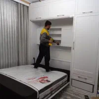 تخت کمجا شرکتی با ضمانت کم جا دکور اقساط قسطی