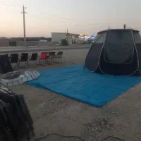 چادر مسافرتی و صندلی ساحلی