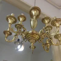 لوستر برنجی|لوستر و چراغ آویز|کرج, کرج نو|دیوار