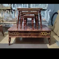 ست ۴ تیکه میز جلو مبلی عسلی تهران شهریار اندیشه|مبلمان خانگی و میز عسلی|پرند, فاز ۰|دیوار