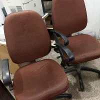 دو عدد صندلی چرخ دار