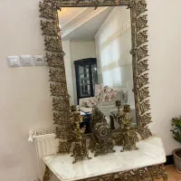 اینه وشمعدان برنزاصل