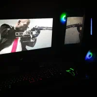 کیس گیمینگ به همراه موس و کیبورد