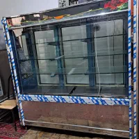 یخچال تمام استیل ایستاده ویترینی سالم موتورفابریک