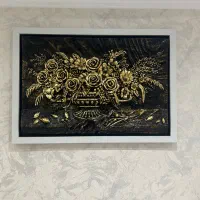 تابلو  طرح گل برجسته