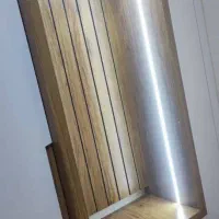 صنایع چوب وام دی اف آدال نادری|کتابخانه، شلف، قفسههای دیواری|لردگان, |دیوار