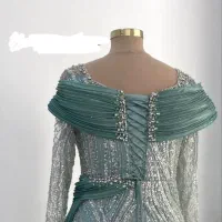 لباس مجلسی سنگ دوزی شده پرکار