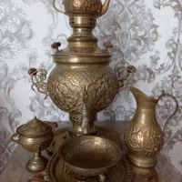 سماور ذغالی برنجی