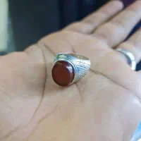 انگشتر پشت بسته عقیق