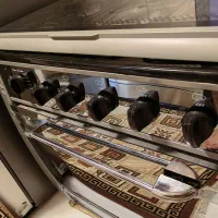 اجاق گاز 5 شعله بسیار تمیز و کم کارکرد