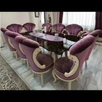 نهارخوری 8نفره چوب راش