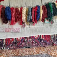 فرش هریس تاجری نیمه کاره با نخاش