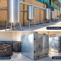 فروش دو خط تولید اتوماتیک زغال و سرکه چوب ۲ماه کار